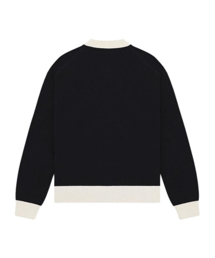 We11 Done Letter Jacquard Sweater In Black