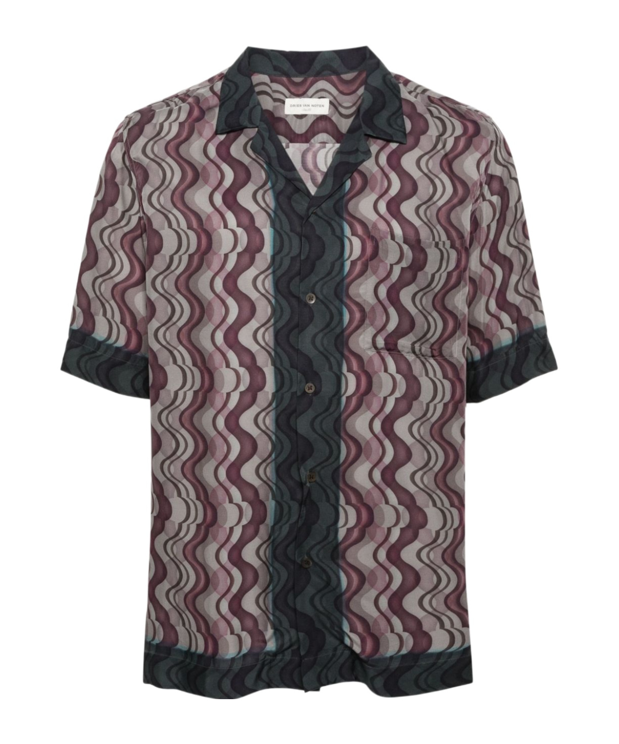 DRIES VAN NOTEN A SHORT SLEEVED SHIRT