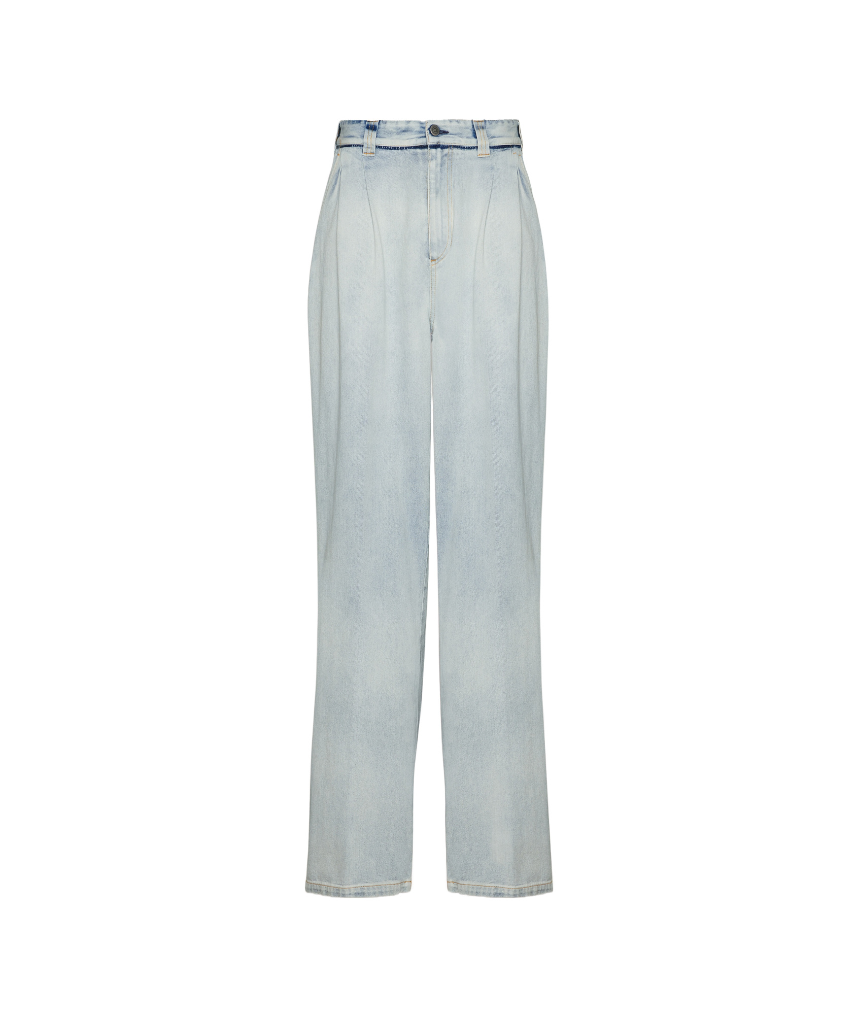 MAISON MARGIELA MAISON MARGIELA MEMORY WIDE-LEG PLEATED JEANS