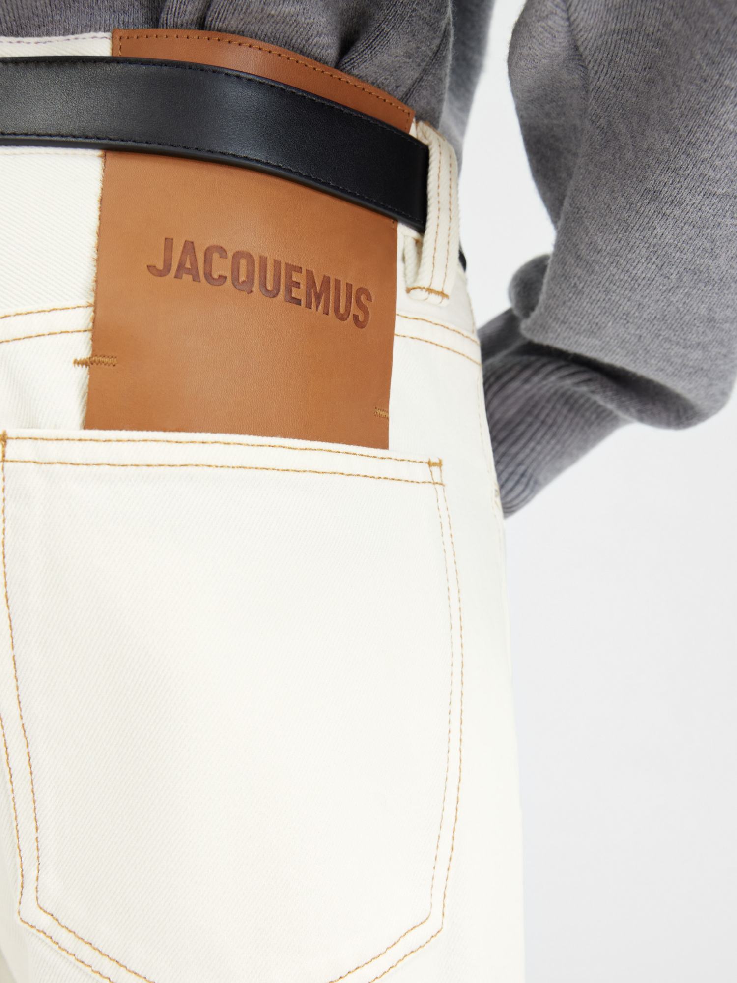 Jacquemus Le De-nimes Droit Jeans In White