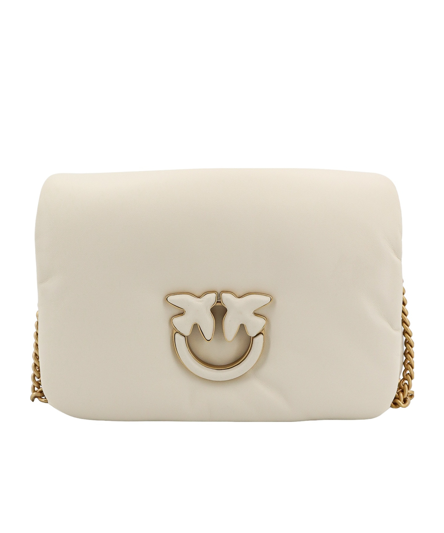 Pinko Classic Love Shoulder Bag In White
