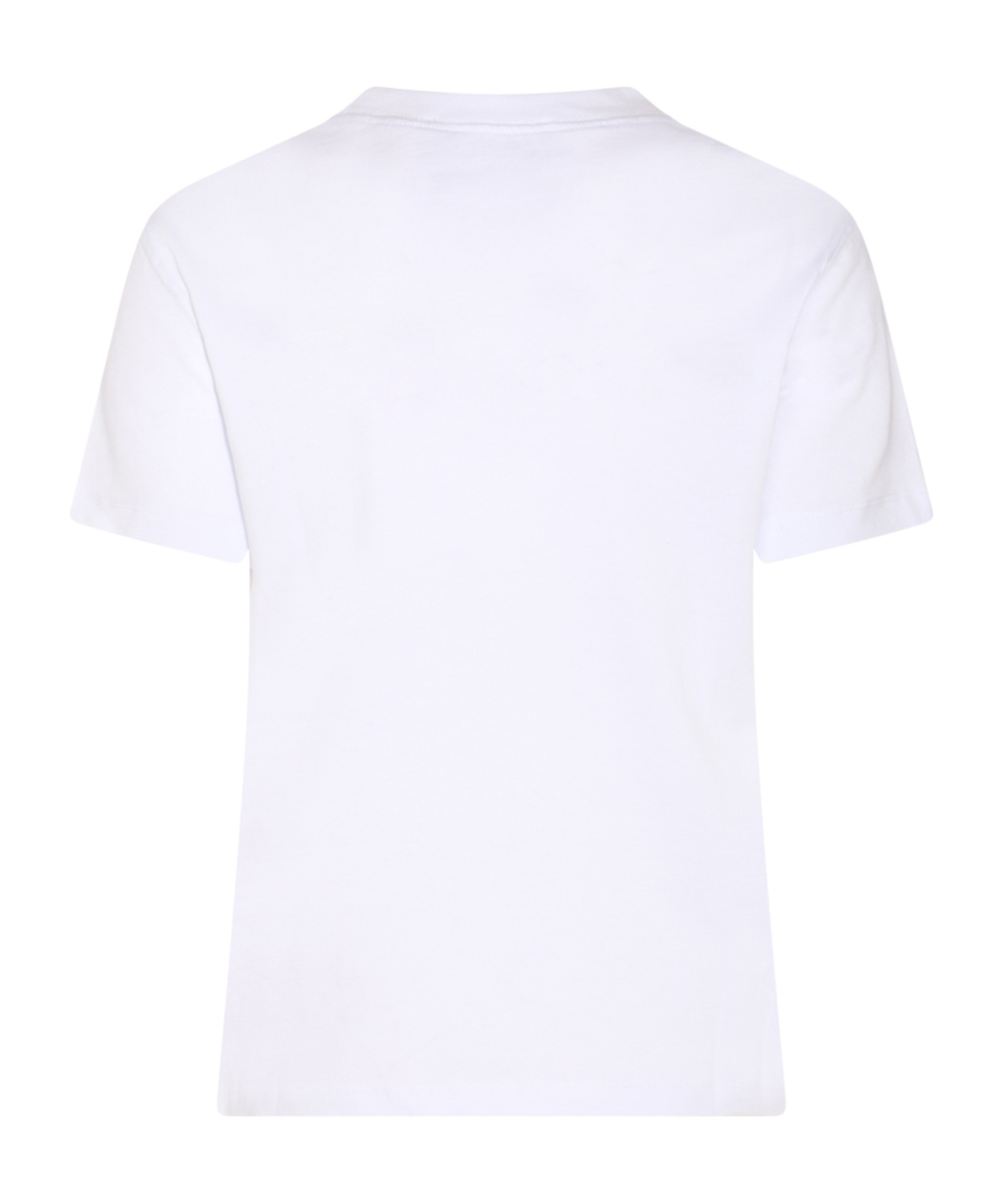 Shop Versace Jeans Heart Couture Cotton T-shirt In White