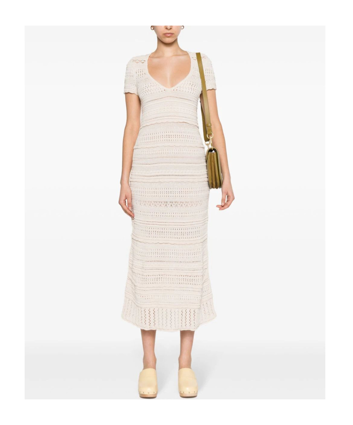 Isabel Marant Étoile Jinny Crochet-knit Maxi Dress In White