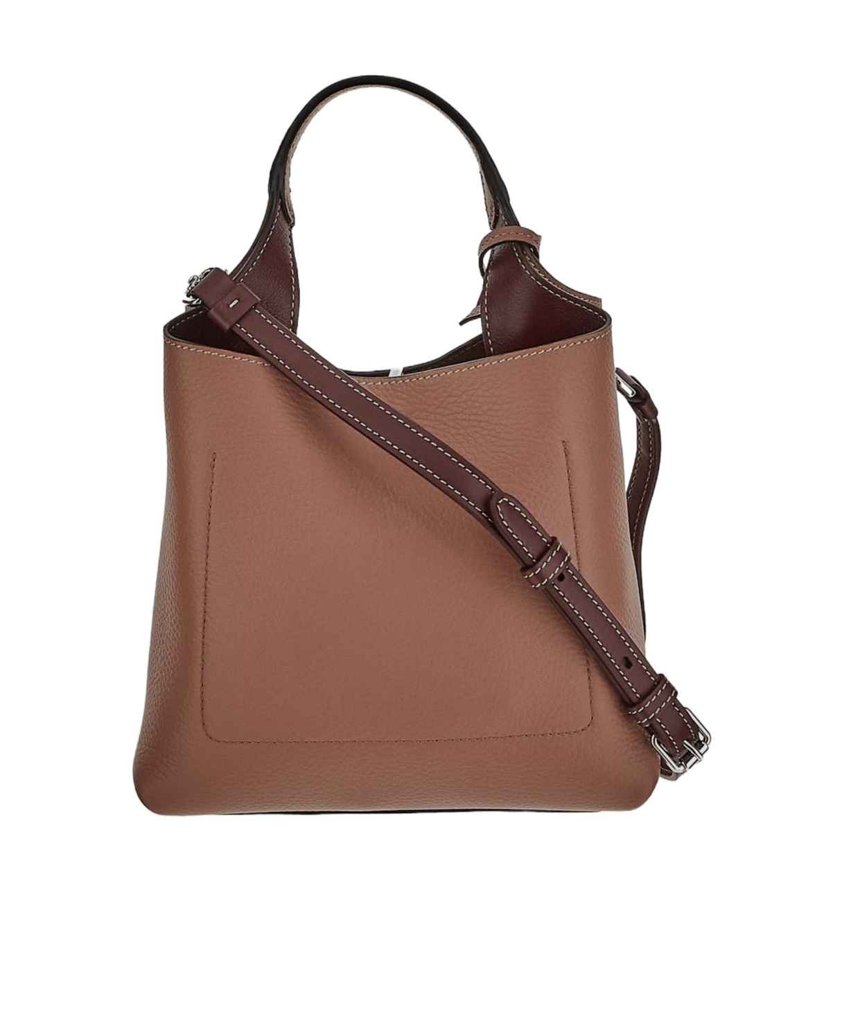 Tod's Logo-debossed Tote Bag In Brown