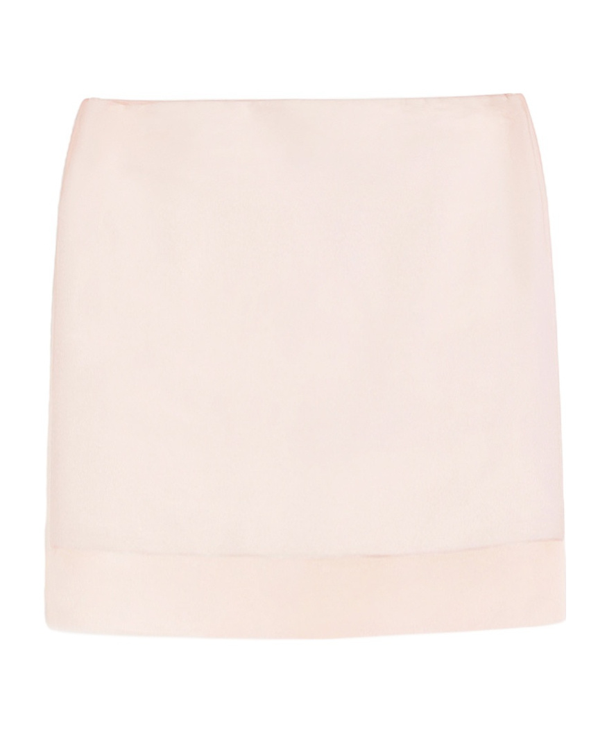 Sportmax Double-layer Structure Skirt In Pink