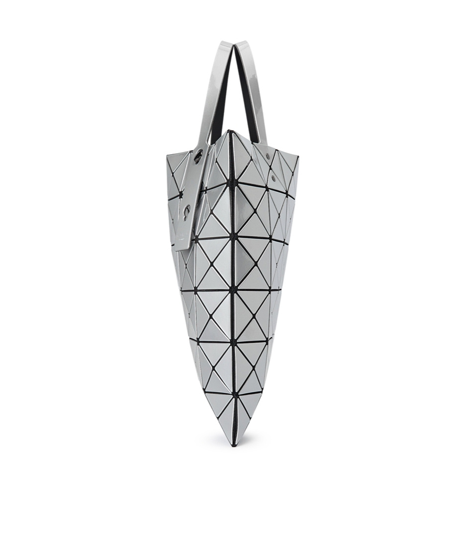 Issey Miyake Checked Tote Bag In Gray