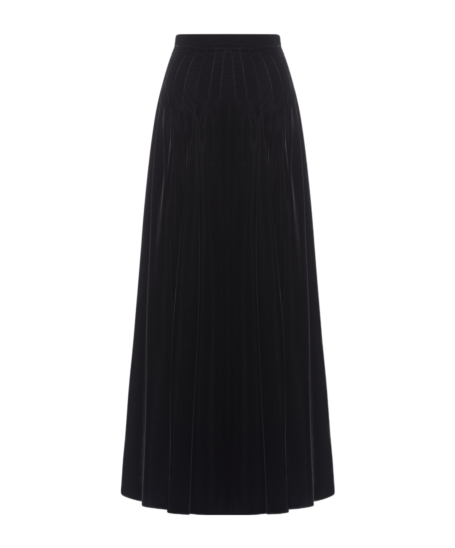 Dior Long Flared Skirt In Black