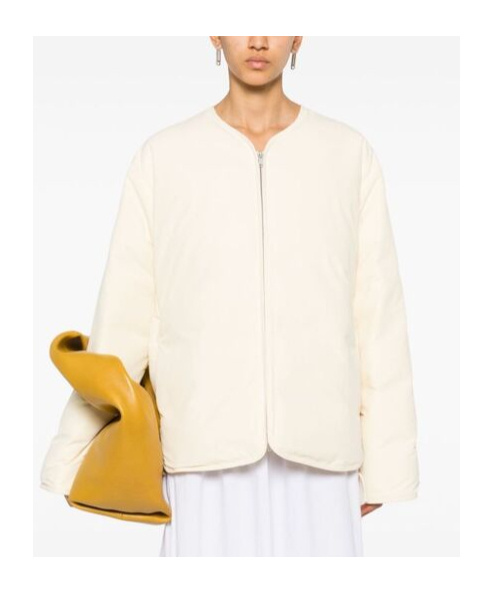 Jil Sander Long-sleeve Padded Jacket In White