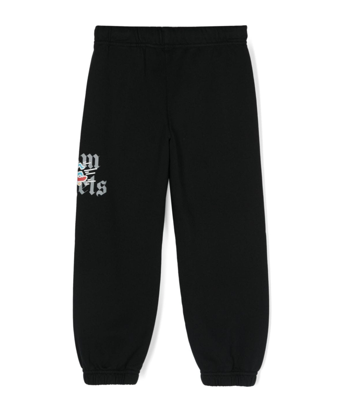 Palm Angels Kids X Keith Haring Logo Printed Track Pants In Black