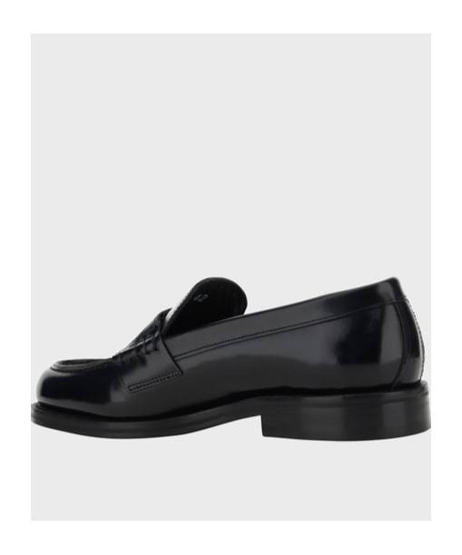 Dsquared2 Man Loafers Black Size 11 Soft Leather In Black
