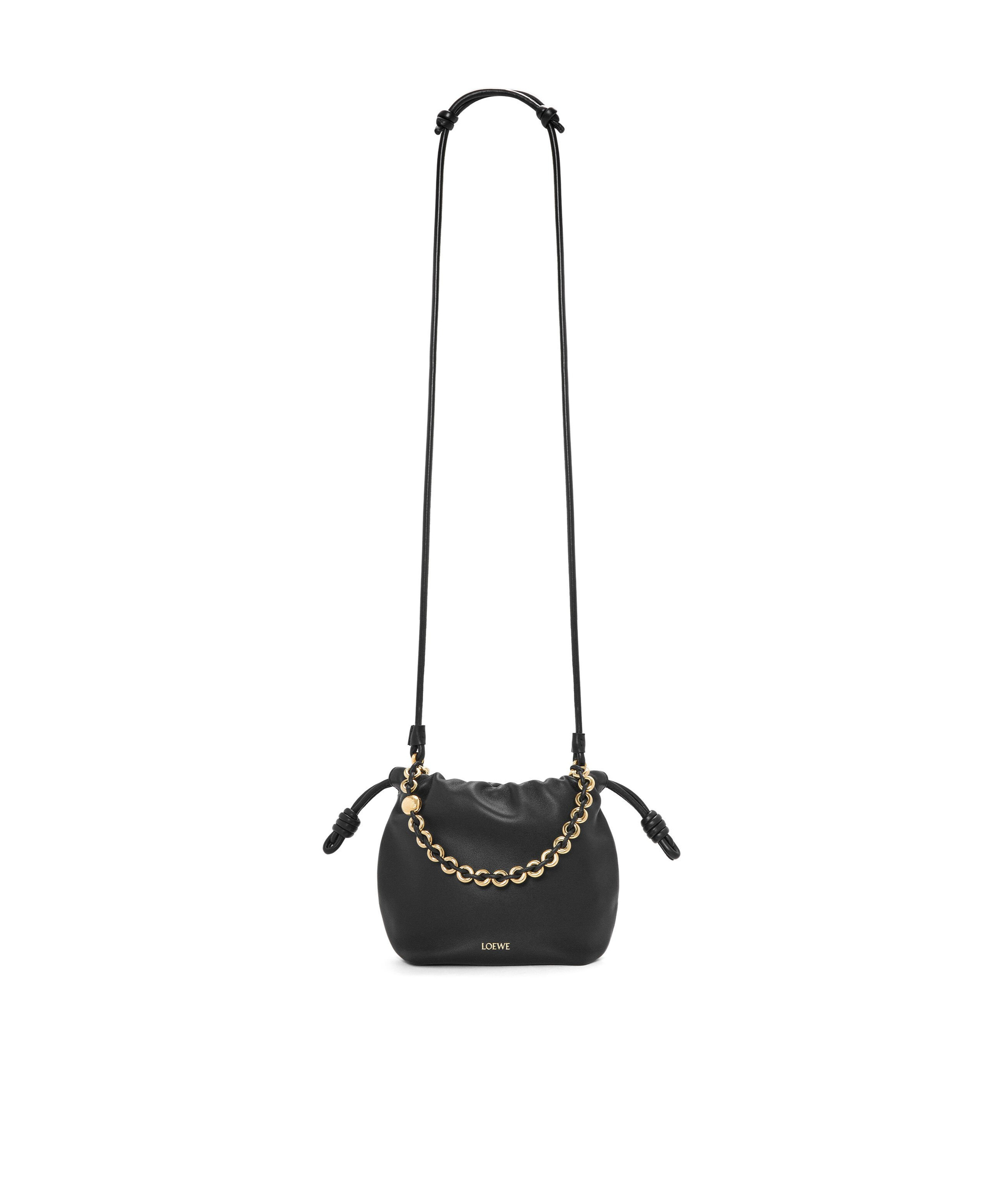 Loewe Bucket Shoulder Bag In Black