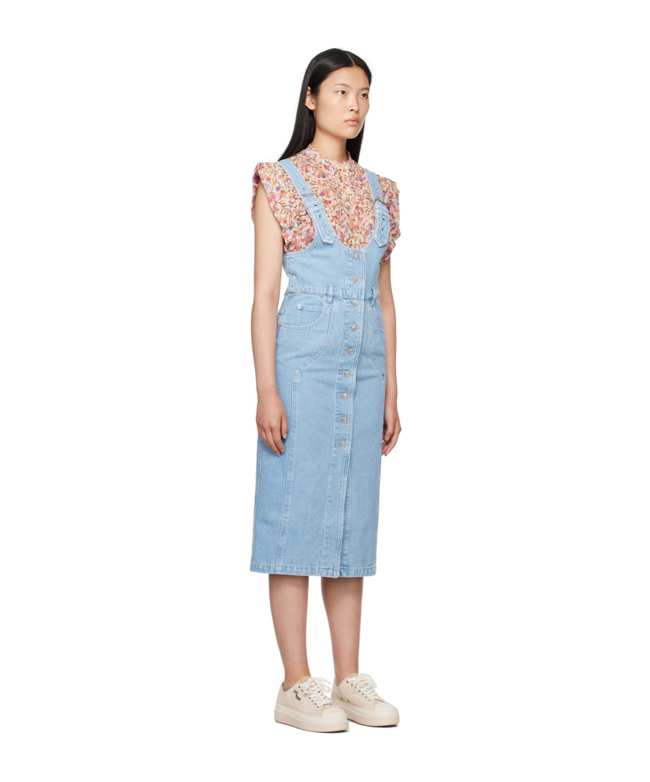 Isabel Marant Étoile Filipine Denim Dress In Blue
