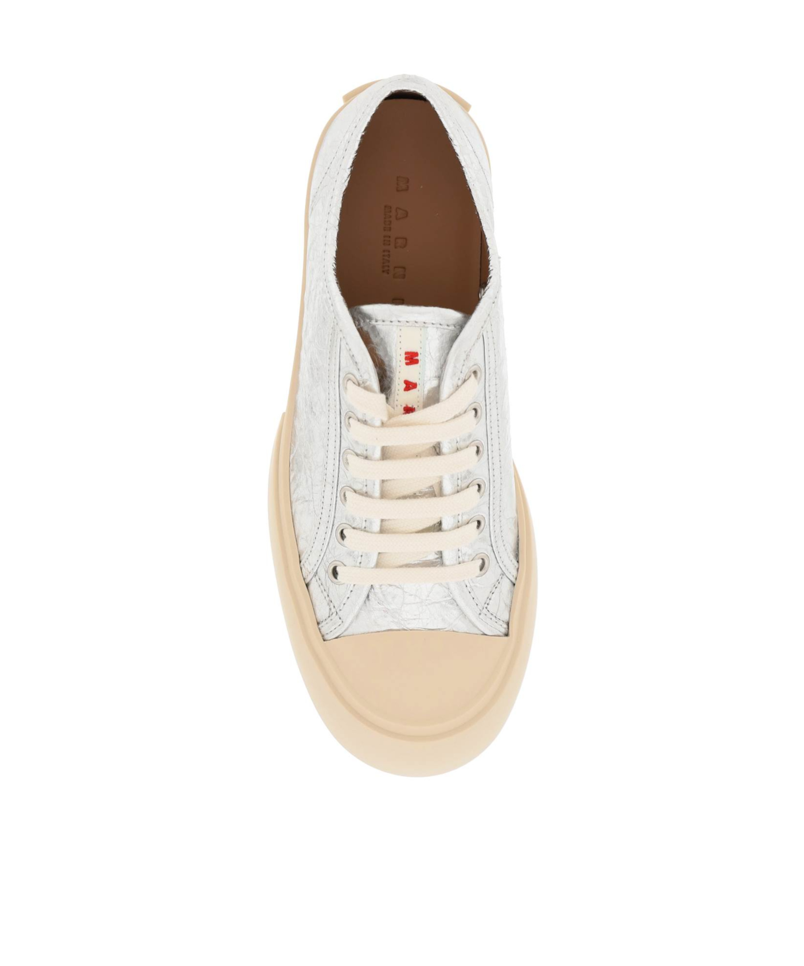 Marni Pablo Lace-up Sneakers In Gray