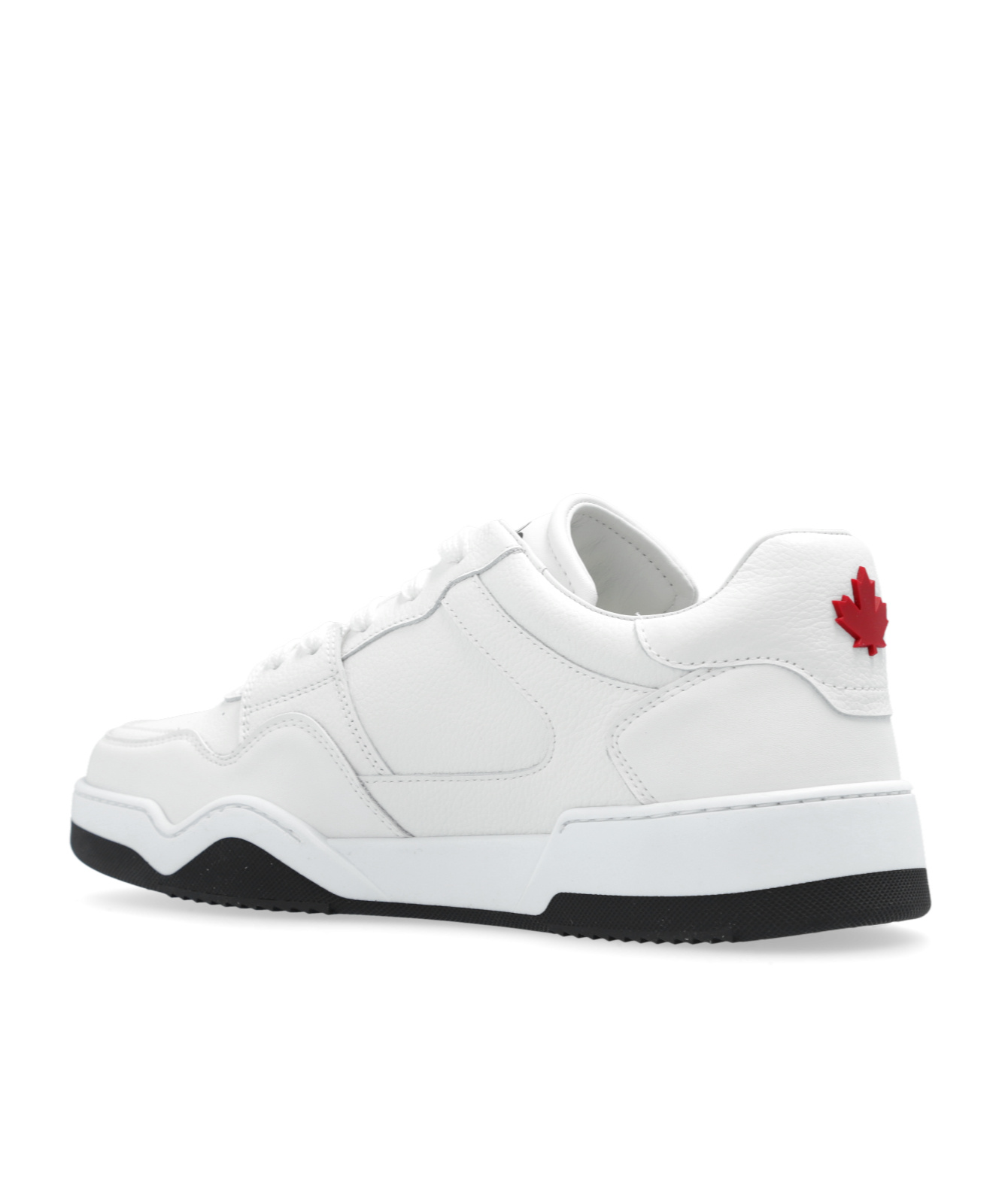 Shop Dsquared2 Perforated Lace-up Sneakers In White