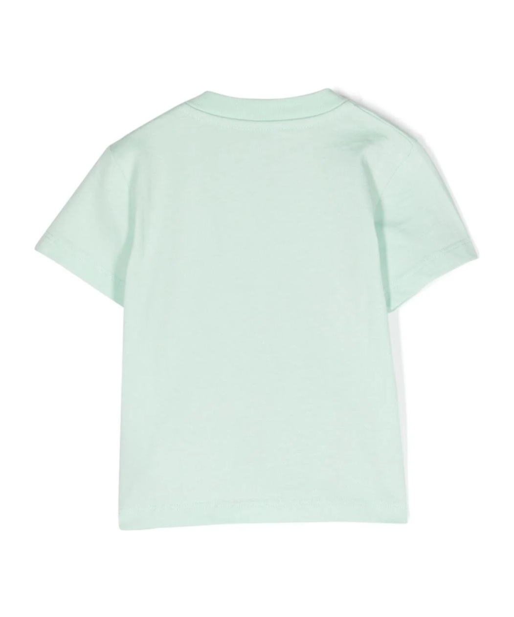 Palm Angels Logo Pattern T-shirt In Green