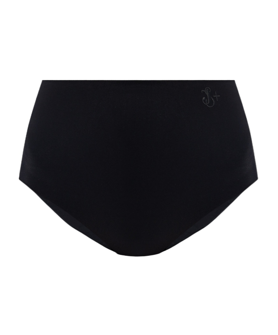 Jil Sander Logo-embroidered Bikini Bottom In Black
