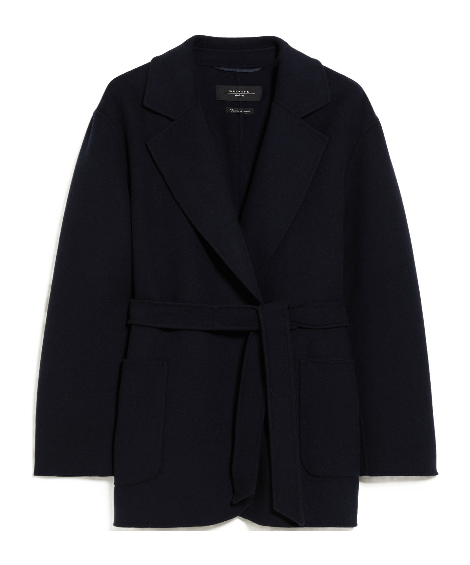 Weekend Max Mara Single-breasted Wool Jacket In Black