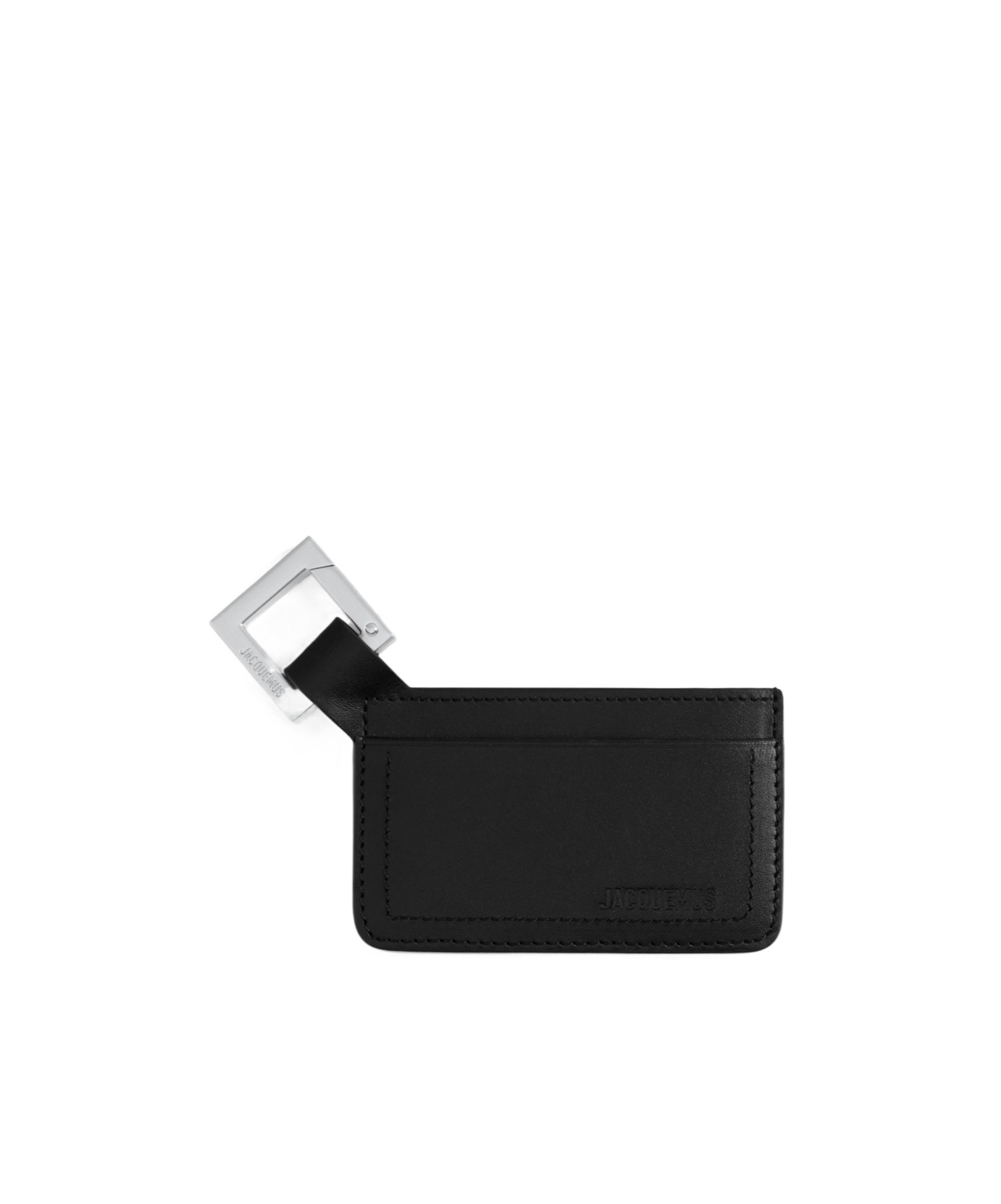 Jacquemus Clip-on Card Holder In Black