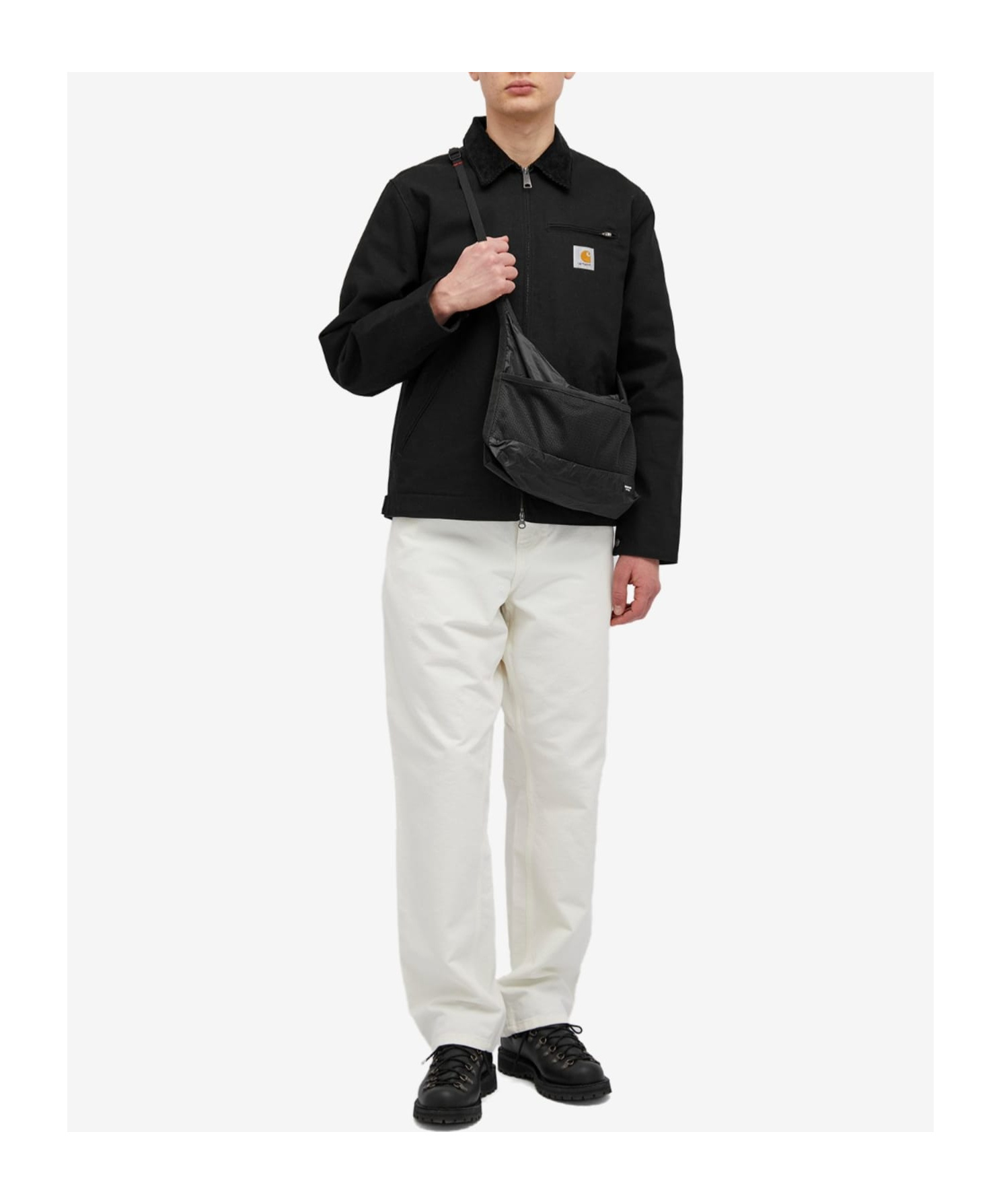 Carhartt Single Knee Pant Sonyc Silver In Cotton In White