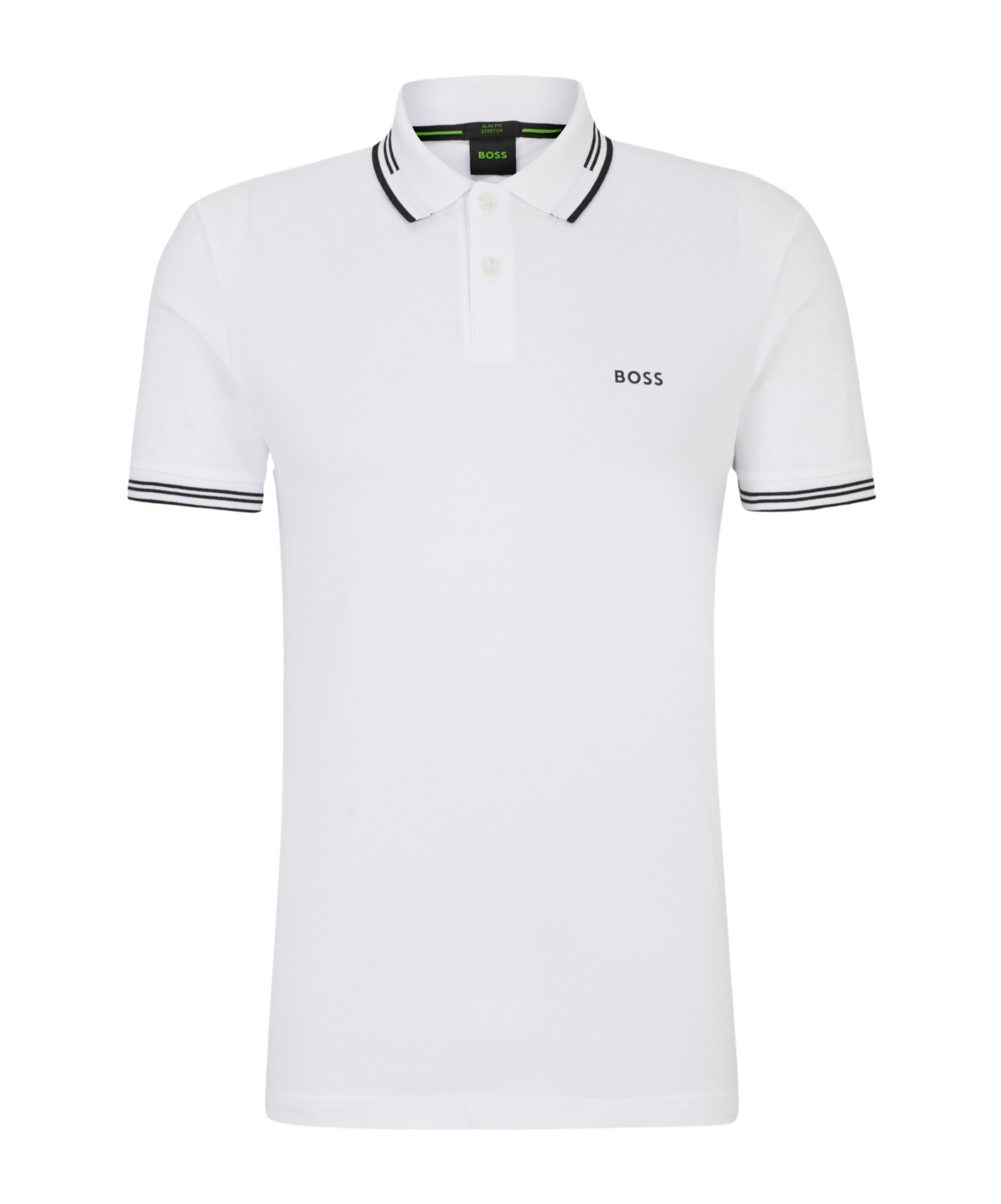 Hugo Boss Cotton Polo Shirt With Logo In White