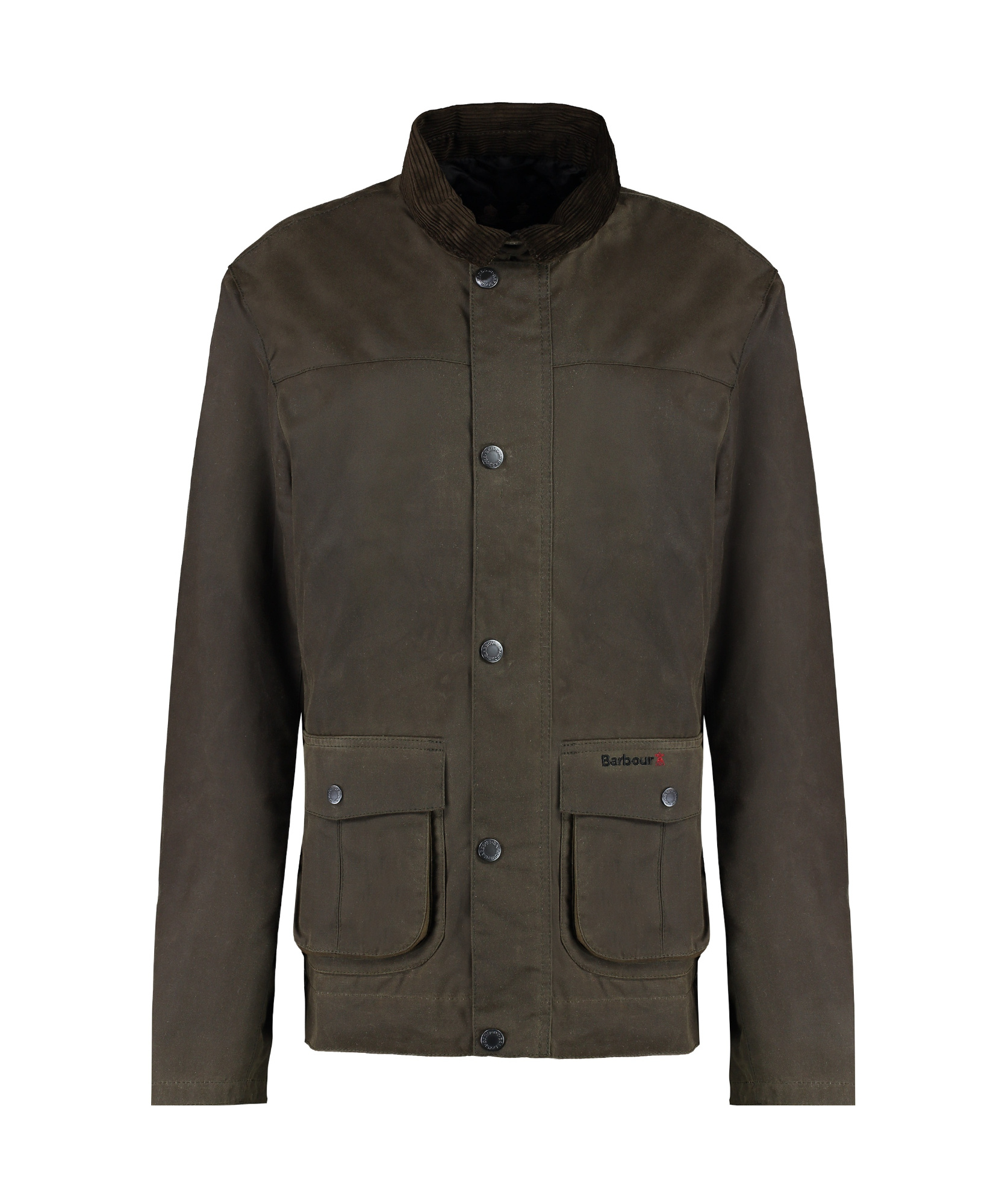 Shop Barbour Brunden Waxed Jacket In Black