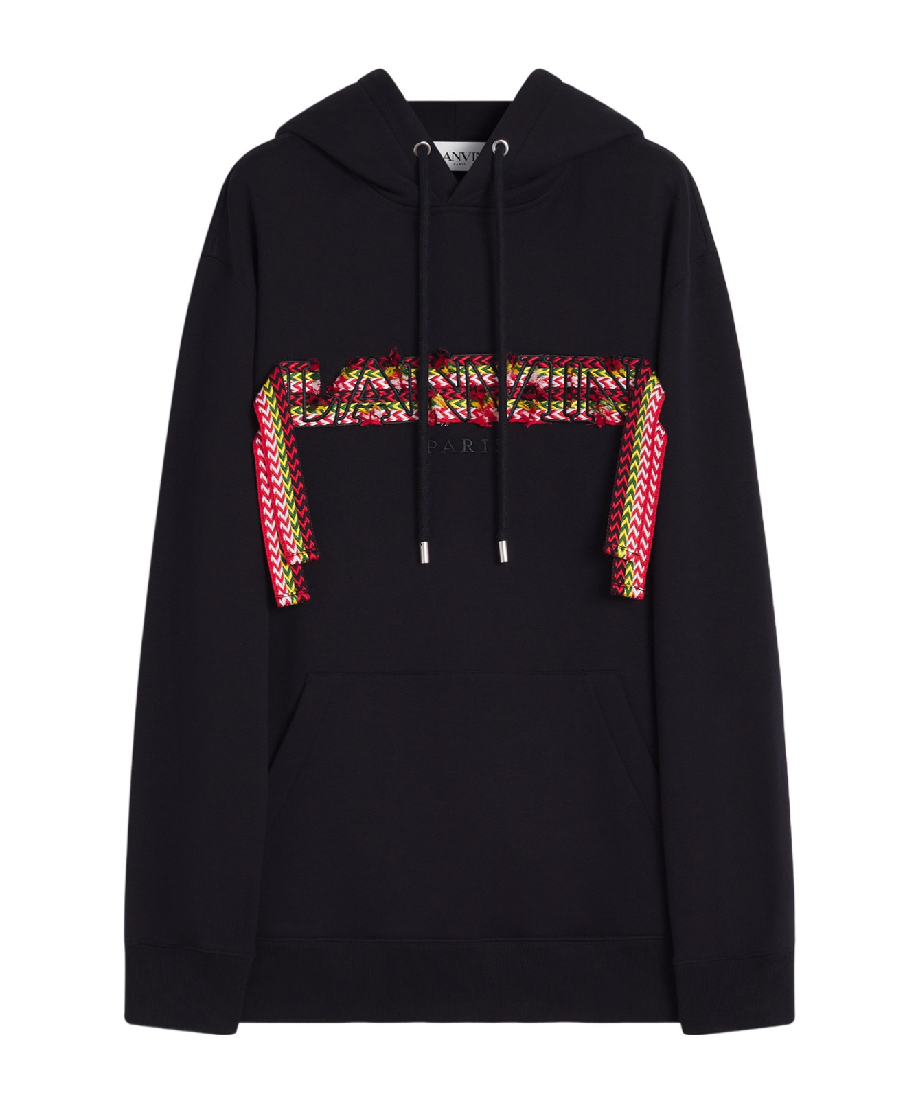 Lanvin Curblace Oversized Hoodie In Black