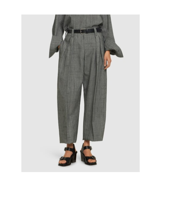 LEMAIRE SQUARE HEEL STRAPPED HIGH-HEELED SANDALS