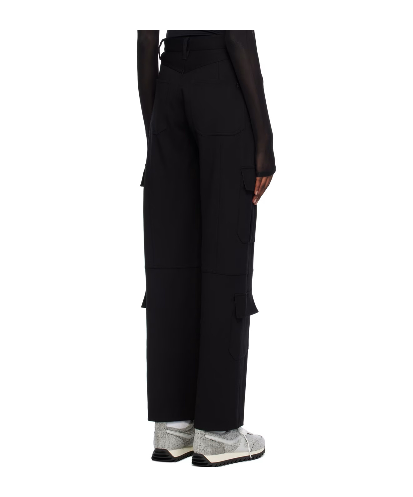 Rag & Bone Irina Overalls Casual Pants In Black