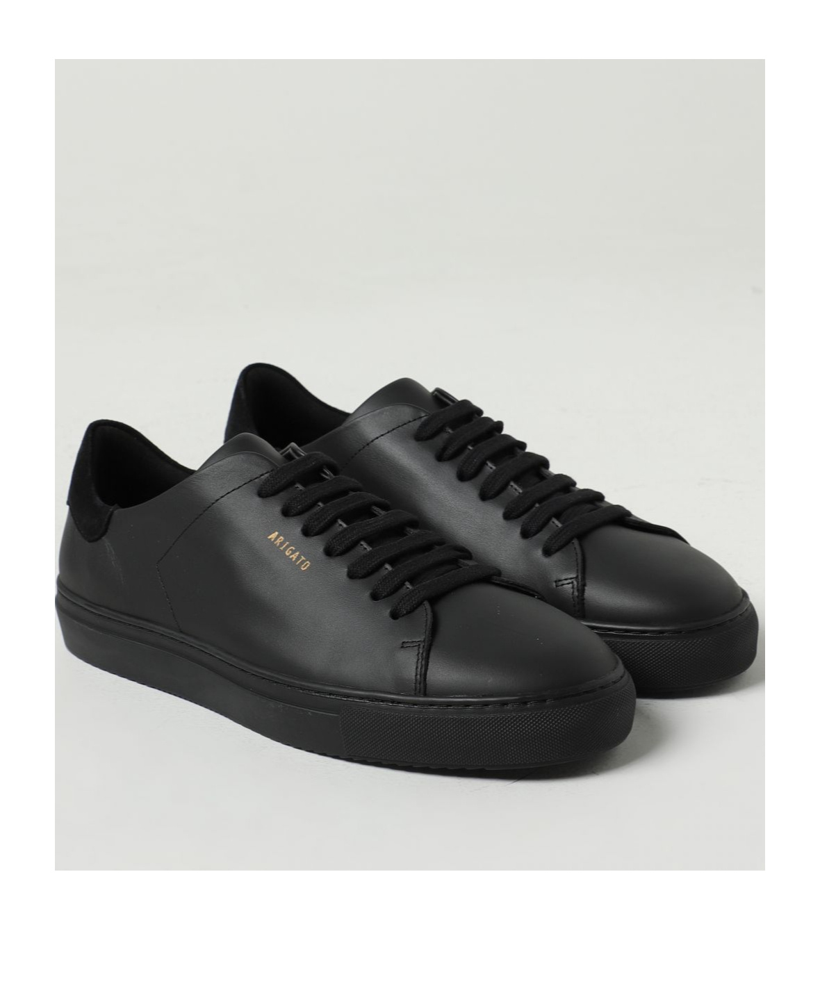 Axel Arigato Platform Suede Low-top Sneakers In Black