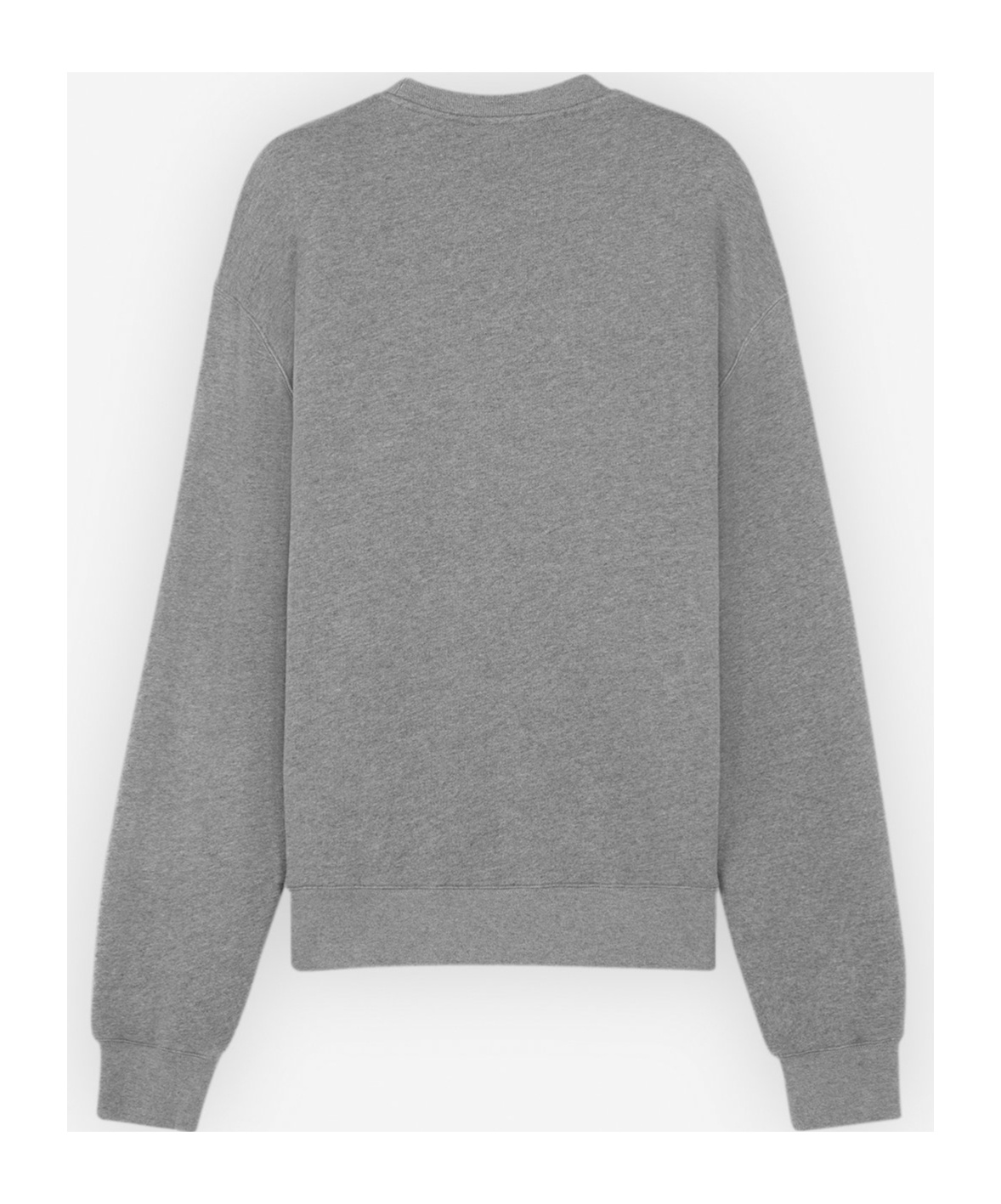 Maison Kitsuné Gray Bold Fox Head Patch Oversize Sweatshirt In Gray