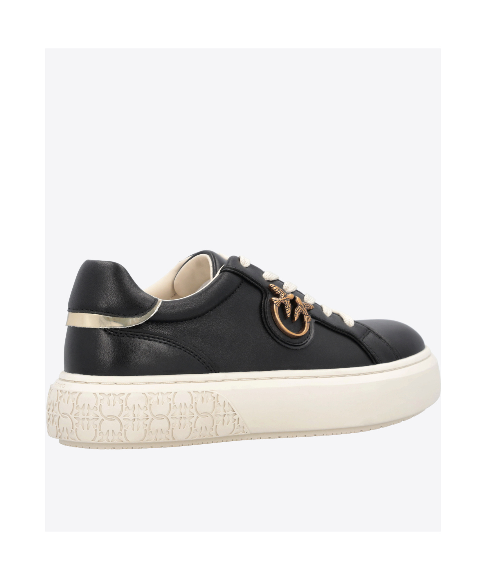 PINKO PINKO LOGO DETAILED PLATFORM LOW-TOP SNEAKERS
