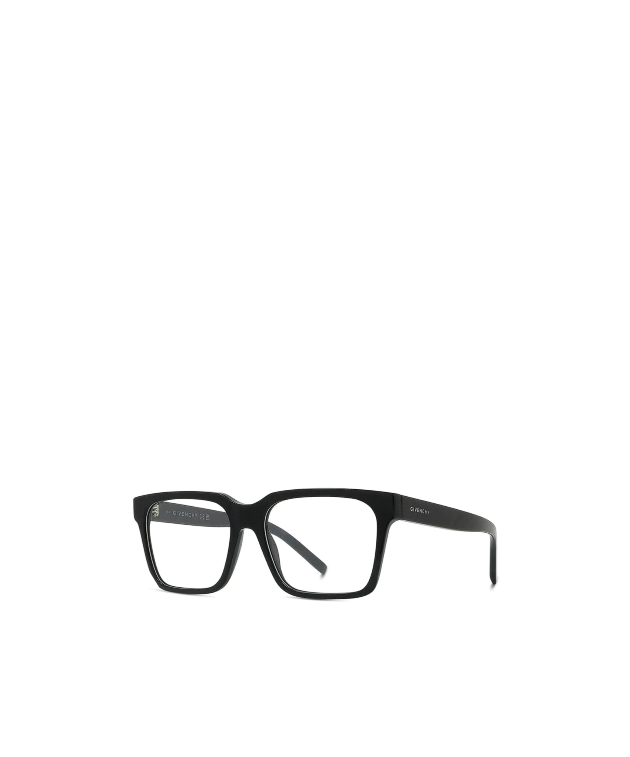 Givenchy Logo-engraved Square-frame Glasses In Black