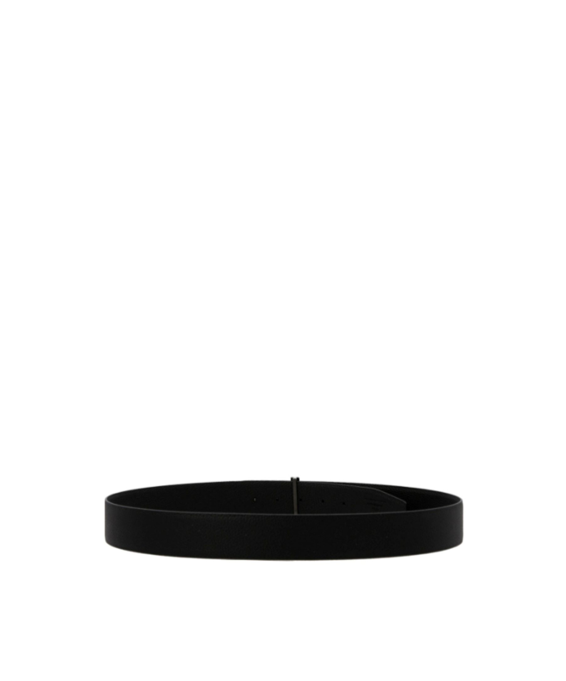 Tom Ford Logo-buckle Leather Belt In Black