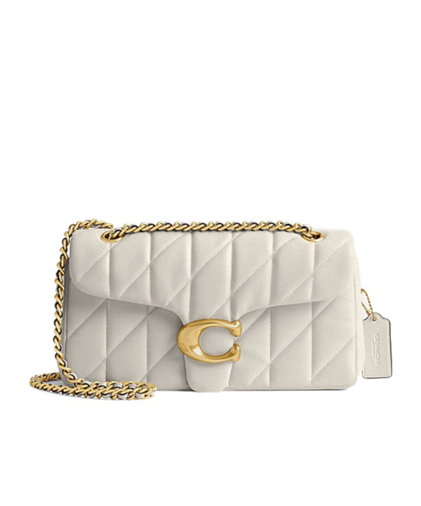 Coach Tabby 20 Leather Crossbody Bag In Nude