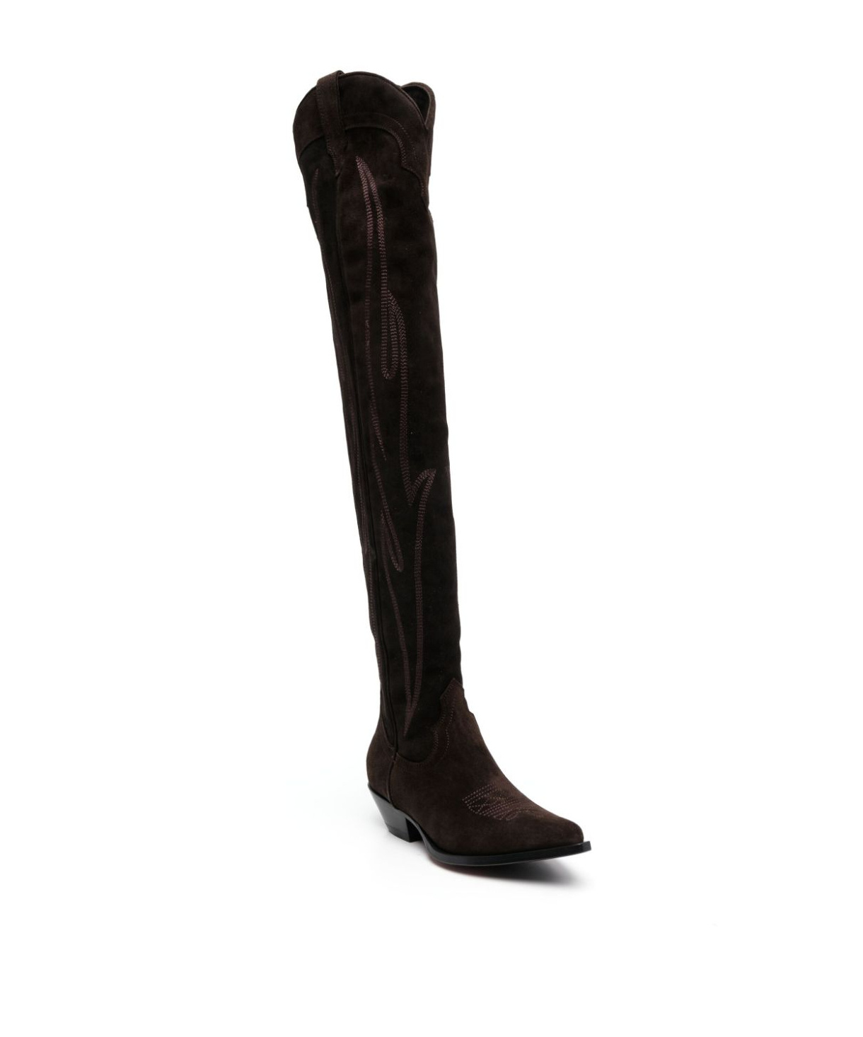Sonora Woman Knee Boots Black Size 10 Soft Leather In Black
