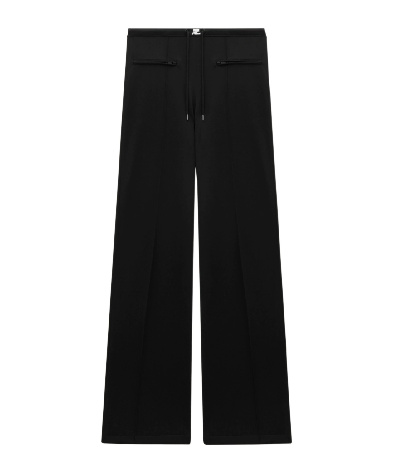 Shop Courrèges Interlock Track Pants In Black