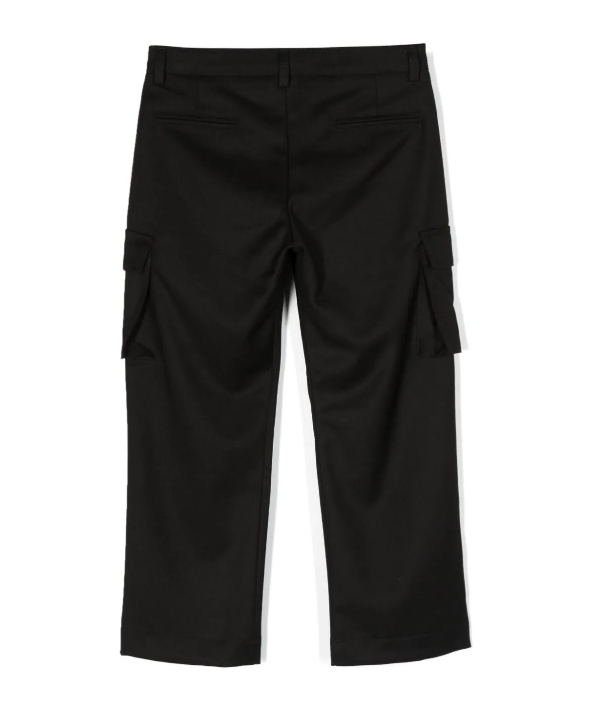 Msgm Multi-pocket Straight-leg Trousers In Black