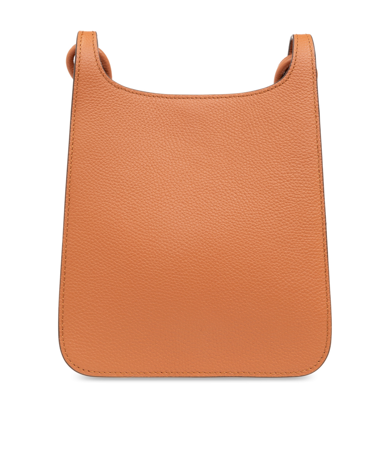 Mcm Mini Himmel Logo Embossed Hobo Bag In Brown