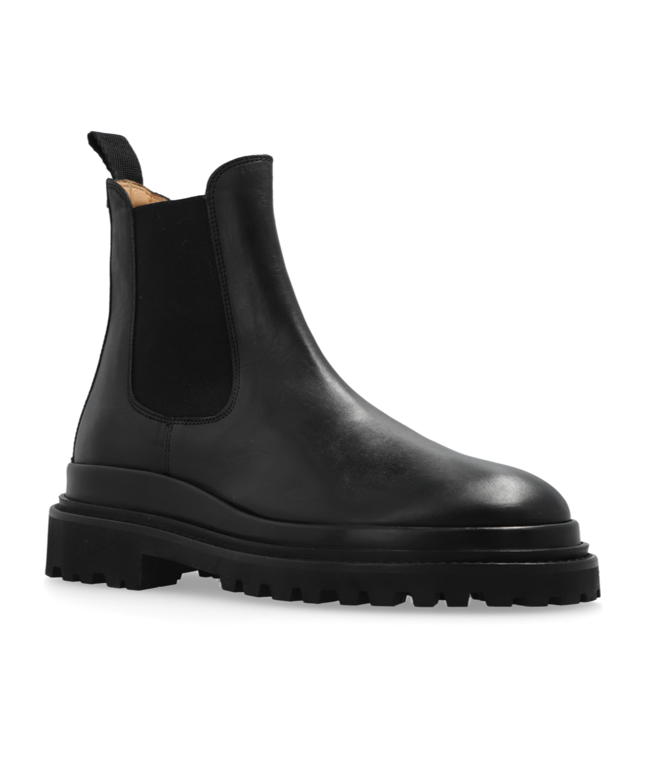 Isabel Marant Castay Leather Chelsea Boots In Black