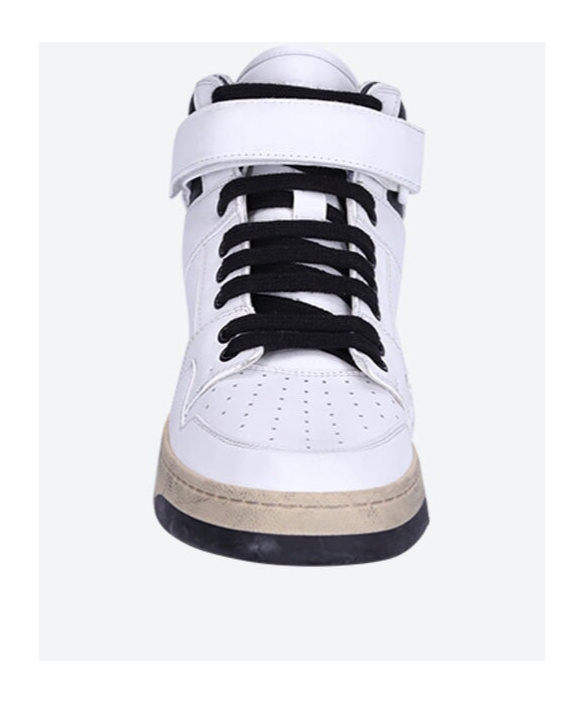Saint Laurent Lax High-tops Sneakers In White