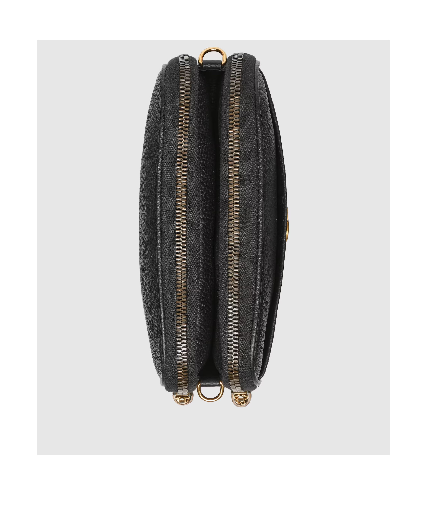 Gucci Black Double G Super Mini Bag In Black