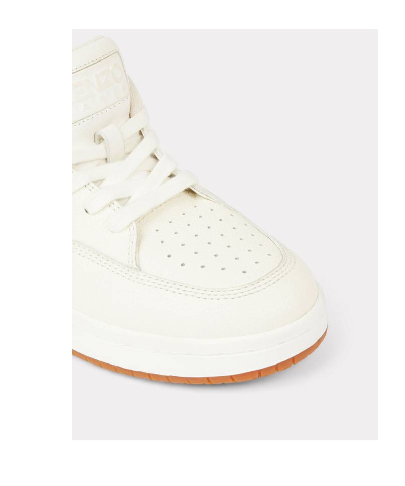 Kenzo Low Upper Board Shoes Decorated With Logo In White