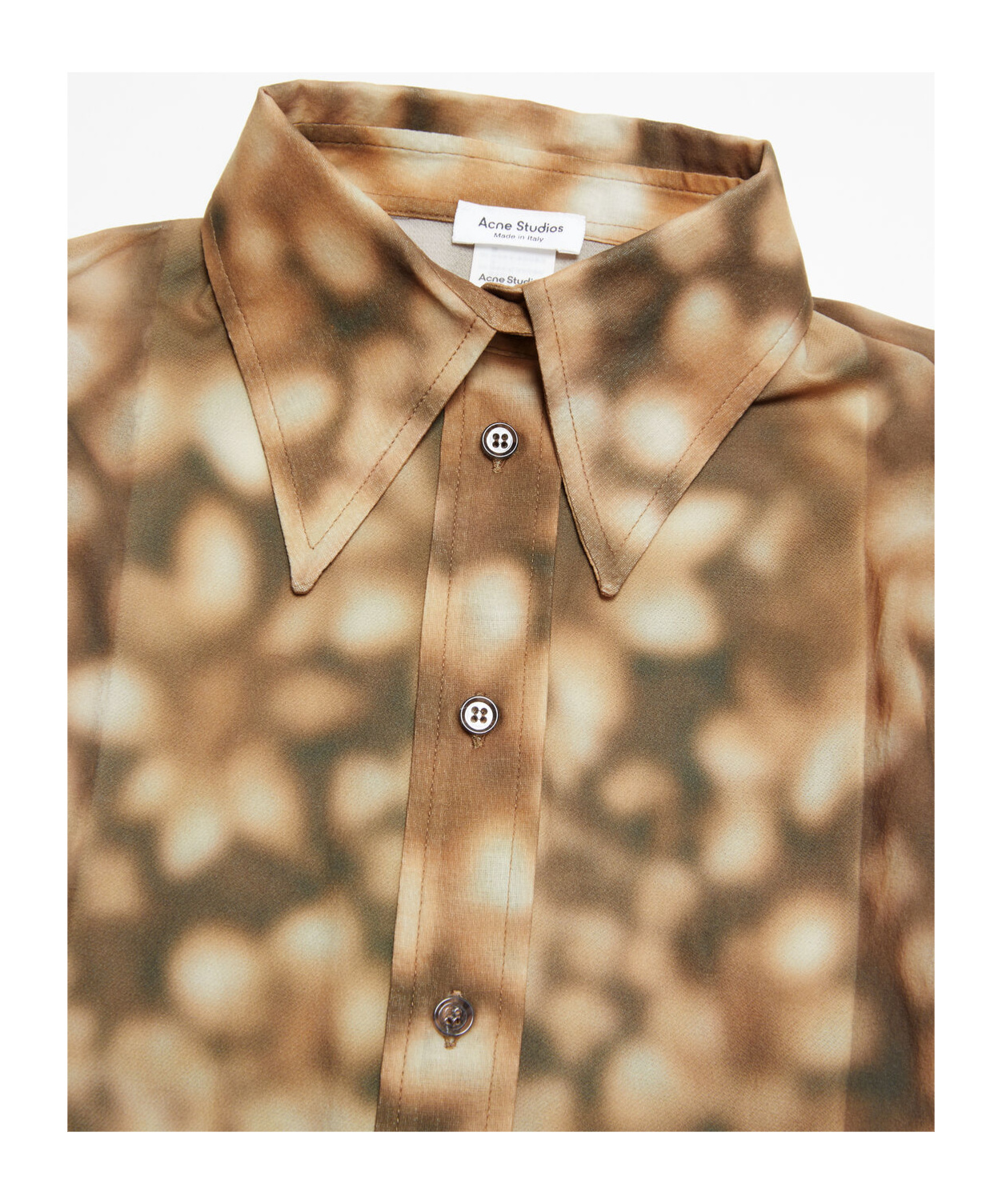 ACNE STUDIOS ABSTRACT-PRINT SHIRT