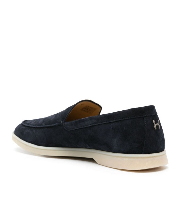 Henderson Baracco Round-headed Casual Shoes In Black