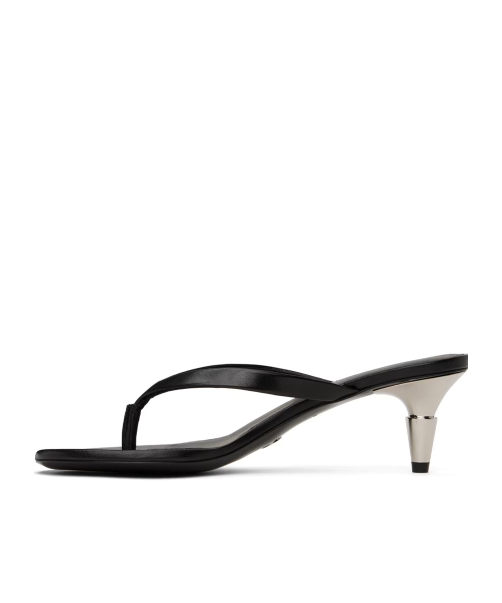 PROENZA SCHOULER SPIKE FLIP FLOP OPEN TOE HIGH HEELED SANDALS