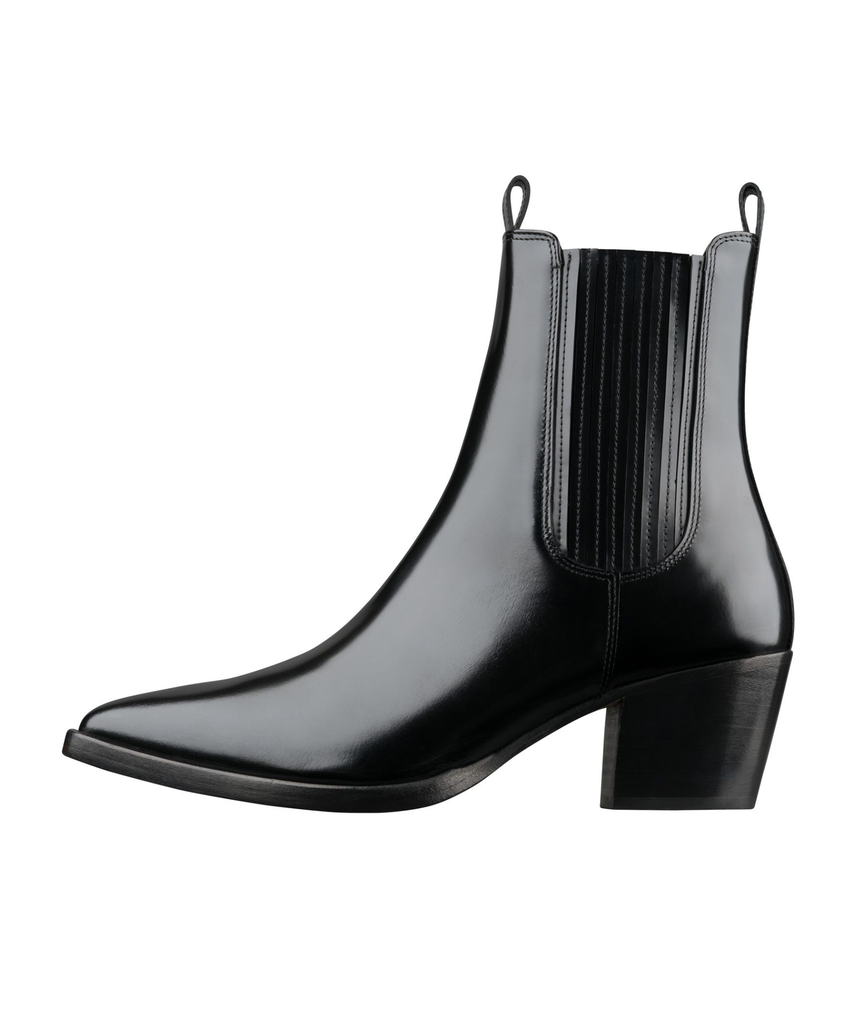 Apc Debbie Santiago 55mm Leather Boots In Black