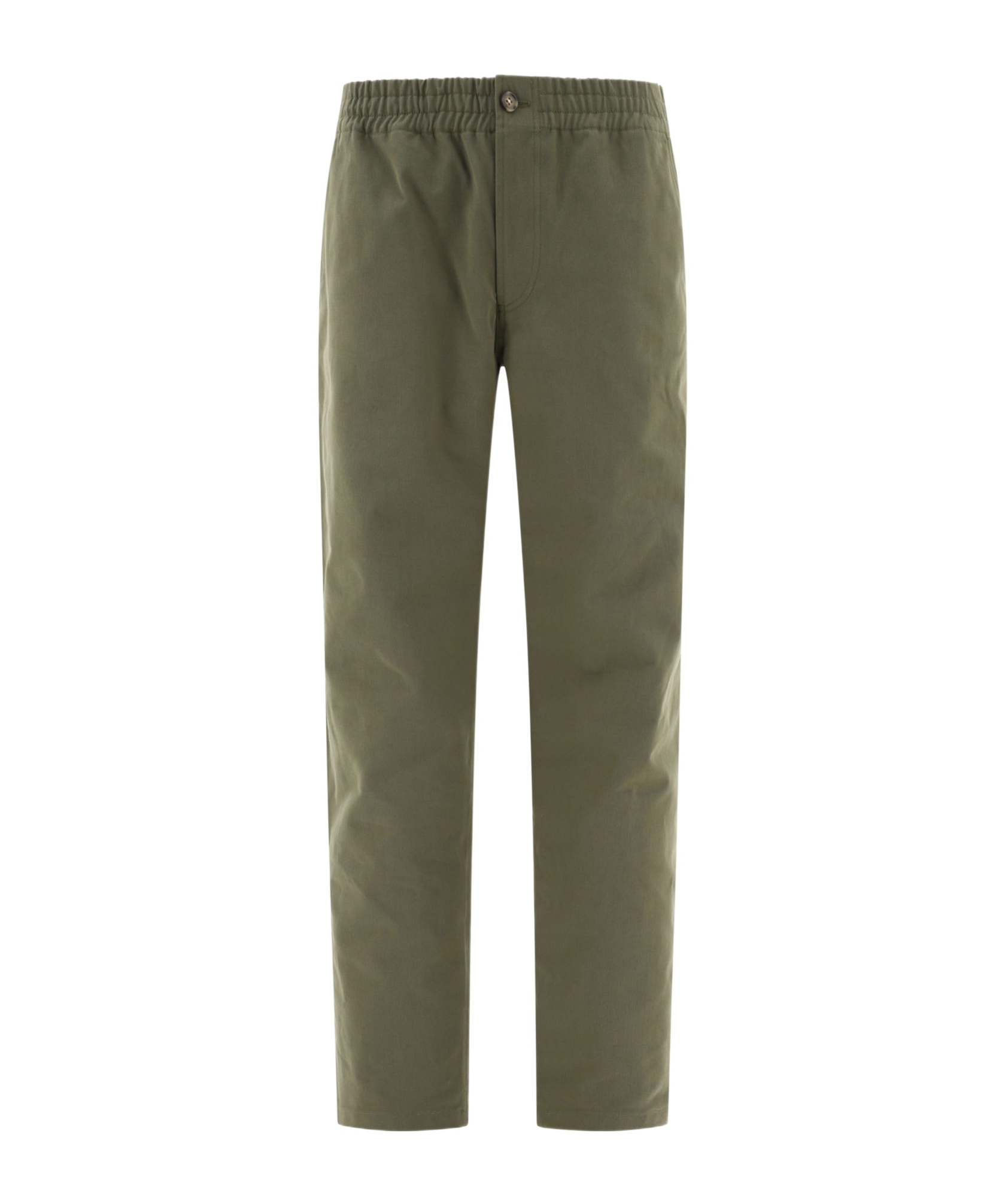 Apc Chuck Mid-rise Straight-leg Jeans In Green