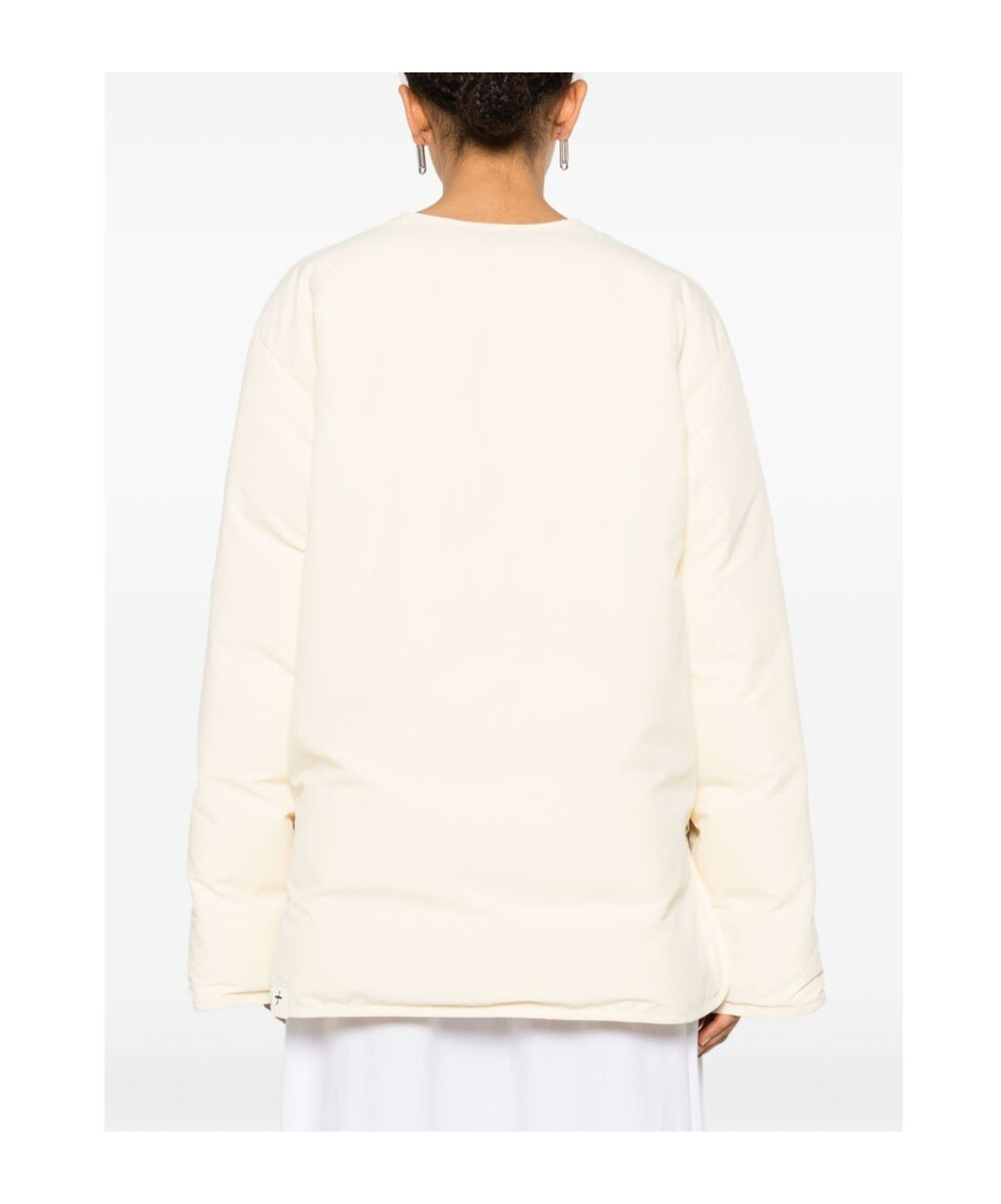 Jil Sander Long-sleeve Padded Jacket In White