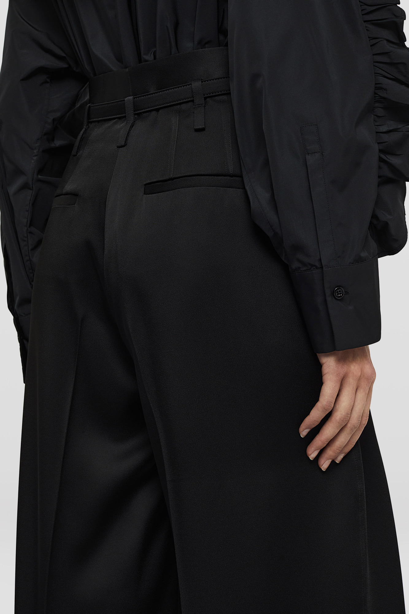 Jil Sander Tailored Trousers Pants Black In Black