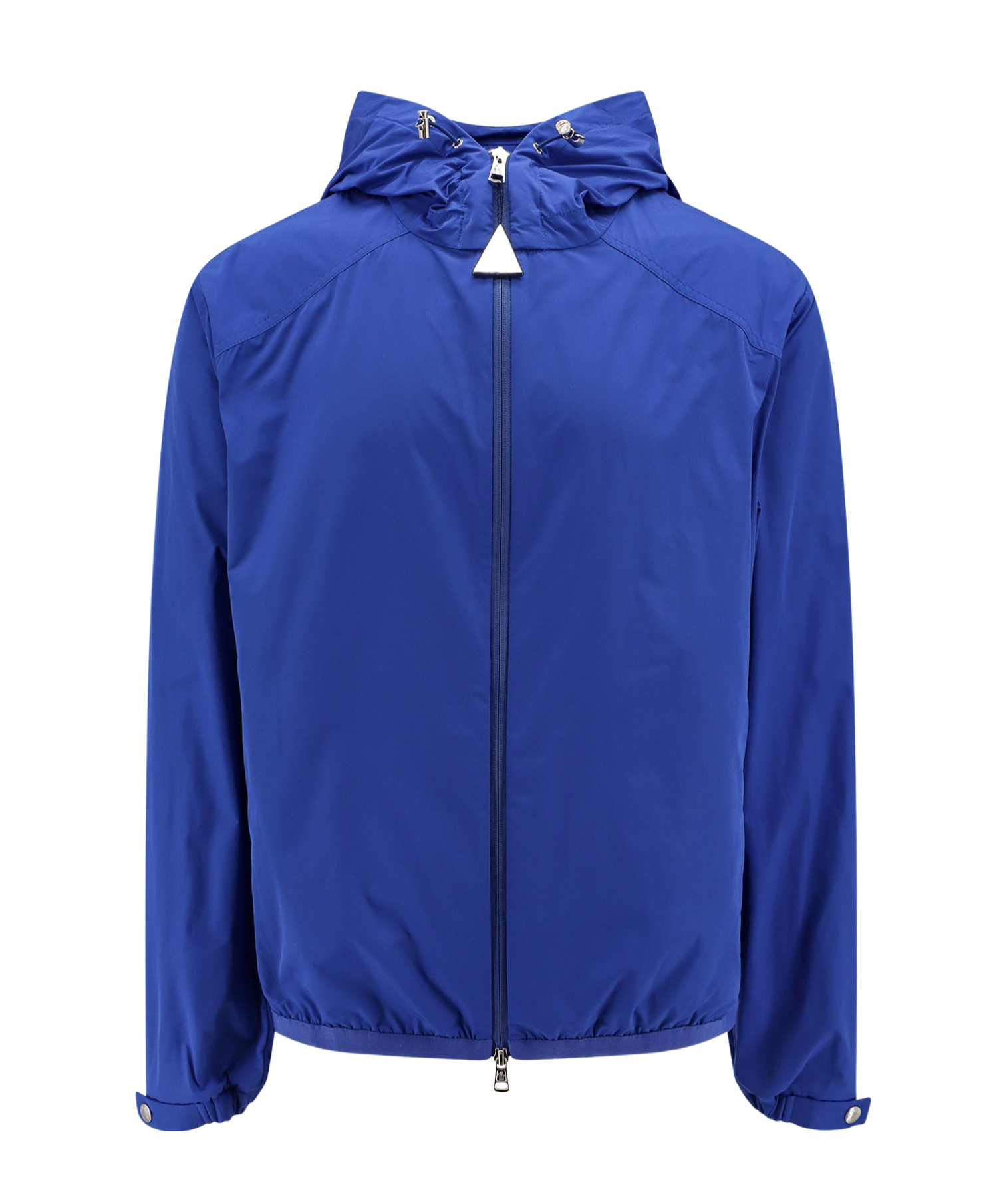 Shop Moncler Logo-appliqué Lightweight Jacket In Blue